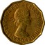 UK Three Pence Elizabeth II (1st portrait) 1967 KM# 900 + ELIZABETH∙II∙DEI∙GRATIA∙REGINA∙F:D: coin obverse