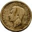 UK Three Pence George VI 1941 KM# 848 GEORGIVS VI D:G:BR:OMN:REX HP coin obverse