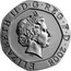 UK Twenty Pence Lion's Tails 2008 Proof KM# 1111c ELIZABETH II D G REG F D 2008 coin obverse