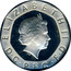 UK Twenty Pence Crowned Tudor Rose 2000 British Royal Mint Proof KM# 990a ELIZABETH II D G REG F D coin obverse