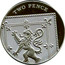 UK Two Pence Lion 2008 Proof KM# 1108c TWO PENCE coin reverse