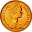 UK Two Pence Elizabeth II 1982 Proof KM# 928 D∙G∙REG∙F∙D∙1984 ELIZABETH∙II coin obverse