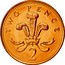 UK Two Pence Elizabeth II 2005 Proof KM# 987 TWO PENCE ICH DIEN 2 coin reverse