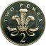 UK Two Pence Welsh Plumes and Crown 2000 KM# 987b TWO PENCE ICH DIEN 2 coin reverse