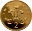 UK Two Pence Welsh Plumes and Crown 2002 British Royal Mint Proof KM# 987c TWO PENCE ICH DIEN 2 coin reverse