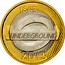 UK Two Pounds 150th Anniversary of the London Underground 2013 Proof KM# 1240 1863 UNDERGROUND 2013 coin reverse