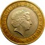 UK Two Pounds Charles Darwin 2009 KM# 1115 ELIZABETH∙II∙DEI∙GRA∙REG∙FID∙DEF ∙ IRB coin obverse