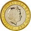UK Two Pounds First Railway Locomotive 2004 British Royal Mint Proof KM# 1049 ELIZABETH∙II∙DEI∙GRA∙REG∙FID∙DEF ∙ IRB coin obverse