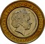 UK Two Pounds he 350th Anniversary of the Guinea 2013 KM# 1241 ∙ELIZABETH∙II∙D∙G∙REG∙FID∙DEF∙ TWO POUNDS IRB coin obverse