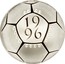 UK Two Pounds UEFA Euro 1996 1996 Proof KM# 973a 19 96 coin reverse