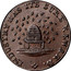 UK 1/2 Penny Cambridgeshire - Industry has its sure reward 1795  INDUSTRY HAS ITS SURE REWARD. coin reverse