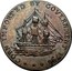 UK 1/2 Penny Gloucestershire - Badminton 1796  CORN IMPORTED BY GOVERNMENT 1796 coin obverse