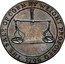 UK 1/2 Penny Gloucestershire - Badminton 1796  THE SALE OF CORN BY WEIGHT PROPOSED 1796 coin reverse