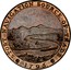 UK 1/2 Penny Herts - Bishops Stortford / Sir George Jackson 1795  STORT NAVIGATION SOURCE OF TRADE. 1795 coin reverse