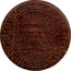 New Zealand 1/2 Penny Hurley J. and Co. - Wanganui 1857 KM# Tn33 CONFECTIONERS BAKERS & GROCERS ESTABLISHED 1853 SHIPPING SUPPLIED J. HURLEY & CO. WANGANUI NEW ZEALAND coin obverse