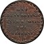 UK 1/2 Penny (Map of France) MAY GREAT BRITAIN EVER REMAIN THE REVERSE coin reverse