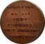 UK 1/2 Penny Middlesex - Thomas Hardy 1794  ACQUITTED BY HIS JURY COUNSEL HON. T. ERSKINE V. GIBBS ESQR coin reverse