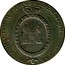 UK 1/2 Penny (Suffolk - Hoxne / Yeomanry) HOXNE & HARTSMERE SUFFOLK LOYAL YEOMANRY CAVALY LIBERTY ∙ LOYALTY ∙ PROPERTY 1795 coin reverse
