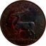 UK 1/2 Penny Wiltshire - Devizes / J. Baster 1796  I . BASTER. DEVIZES WILTS 1796 coin obverse