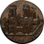 UK 1/2 Penny Yorkshire - York / Clifford's Tower 1795  YORK ∙ 1795 coin obverse