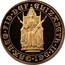 UK 1/2 Sovereign 500th Anniversary of the Gold Sovereign 1989 Proof KM# 955 ELIZABETH∙II∙DEI∙GRA∙REG∙FID∙DIF coin obverse