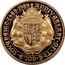 UK 1/2 Sovereign 500th Anniversary of the Gold Sovereign 1989 Proof KM# 955 AnnIVERSARY∙OF∙ThE∙GOLD∙SOVEREIGn∙1489∙1989 coin reverse