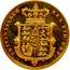 UK 1/2 Sovereign Pattern 1825 KM# Pn89 BRITANNIARUM REX FID: DEF: coin reverse