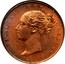 UK 1/3 Farthing Victoria 1844 KM# 743 VICTORIA DEI GRATIA 1844 coin obverse
