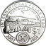 New Zealand $1 50th Anniversary of Scott Base 2007 (m) Proof KM# 297 INTERNATIONAL POLAR YEAR SCOTT-BASE 1957-2007 $1 2007-2008 coin reverse