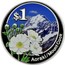 New Zealand $1 Aoraki 2007 Proof KM# 232 $1 AORAKI/MOUNT COOK coin reverse