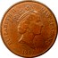New Zealand 1 Cent Elizabeth II (3rd portrait) 1987 (l) Sets only KM# 58 ELIZABETH II NEW ZEALAND *YEAR* RDM coin obverse