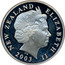New Zealand $1 Council of Elrond 2003 (l) Proof KM# 258 NEW ZEALAND ELIZABETH II 2003 IRB coin obverse