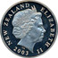 New Zealand $1 Death of the Witch King 2003 (l) Proof KM# 268 NEW ZEALAND ELIZABETH II 2003 IRB coin obverse