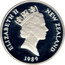 New Zealand 1 Dollar XIV Commonwealth Games WeightLifter 1989 Proof KM# 70a ELIZABETH II NEW ZEALAND 1989 RDM coin obverse