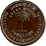 New Zealand 1 Penny (1860-1866) KM# Tn56.4 Trade Tokens ADVANCE AUCKLAND coin reverse