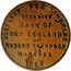 New Zealand 1 Penny Alliance Tea Company - Christchurch 1866 KM# Tn1.2 ALLIANCE TEA COMPANY OPPOSITE BANK OF NEW ZEALAND - ROBERT THOMPSON MANAGER 1866 coin obverse