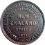 New Zealand 1 Penny Auckland Licensed Victuallers Association 1874 4 varieties exist KM# Tn6 AUCKLAND LICENSED VICTUALLERS ASSOCIATION ESTABLISHED IN NEW ZEALAND APRIL 4 1871 coin reverse