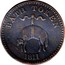 UK 1 Penny Bath - Whitchurch and Dore 1811  BATH TOKEN 1811 coin obverse
