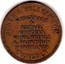 New Zealand 1 Penny Jones & Williamson / Dunedin 1858 KM# Tn35 JONES & WILLIAMSON WHOLESALE & RETAIL GROCERS,WINE,SPIRIT,&.PROVISION MERCHANTS DUNEDIN coin reverse