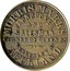 New Zealand 1 Penny Morris Marks 1870 KM# Tn42 MORRIS MARKS PAWNBROKERS AND SALESMAN CORNER OF QUEEN STREET WELLESLEY STREET AUCKLAND coin obverse