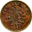 New Zealand 1 Penny Somerville M. - Auckland 1857 KM# Tn64 NEW ZEALAND 1857M coin reverse