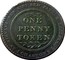 UK 1 Penny Suffolk - Lowestoft 1811  ONE PENNY TOKEN PAYABLE AT 1 CHASTON'S LOWESTOFT ∙ NON SIBI SED PATRIAE ∙ coin reverse