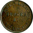 New Zealand 1 Penny Wallace James - Wellington 1859 KM# Tn69 JAMES WALLACE GROCER &C WELLINGTON coin obverse