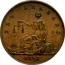 New Zealand 1 Penny Wilson A.S. - Dunedin 1857 KM# Tn71 NEW ZEALAND 1857 coin reverse