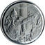 New Zealand $1 Theodon Rides 2003 (l) Proof KM# 248 $1 coin reverse