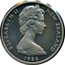 New Zealand 10 Cents Elizabeth II 1985 (o) Wiry hair, bushy eyebrow KM# 41.2 ELIZABETH II NEW ZEALAND 1977 coin obverse