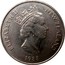New Zealand 10 Cents Elizabeth II 1988 (c) KM# 61 ELIZABETH II NEW ZEALAND *YEAR* RDM coin obverse