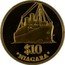 New Zealand 10 Dollars Niagara 2000 Proof KM# 130 $10 NIAGARA coin reverse