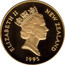 New Zealand $10 Gold Prospector 1995 (l) Proof KM# 94a NEW ZEALAND ELIZABETH II 1995 RDM coin obverse