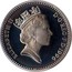 UK 10 Pence (Lion - Elizabeth II (3rd portrait)) KM# 938c ELIZABETH II D∙G∙REG∙F∙D∙1996 RDM coin obverse
